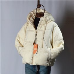 Mujer Puffer abrigo capucha JACKETS