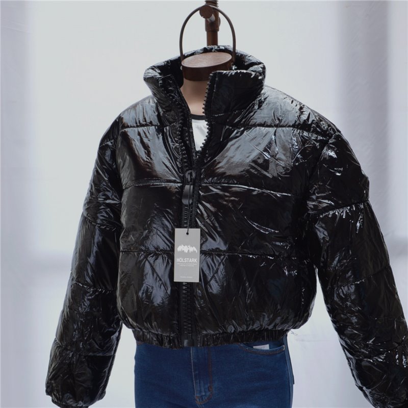 Mujer Puffer termico corto brillante HOLSTARK