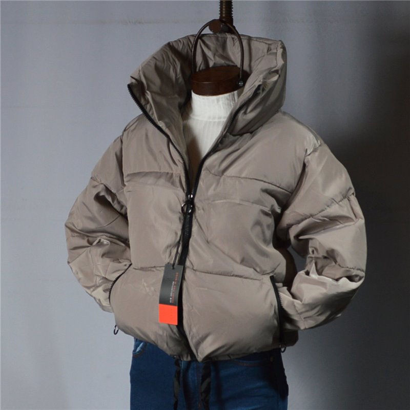 Mujer Puffer impermeable cuello alto detalle cordones HOLSTARK