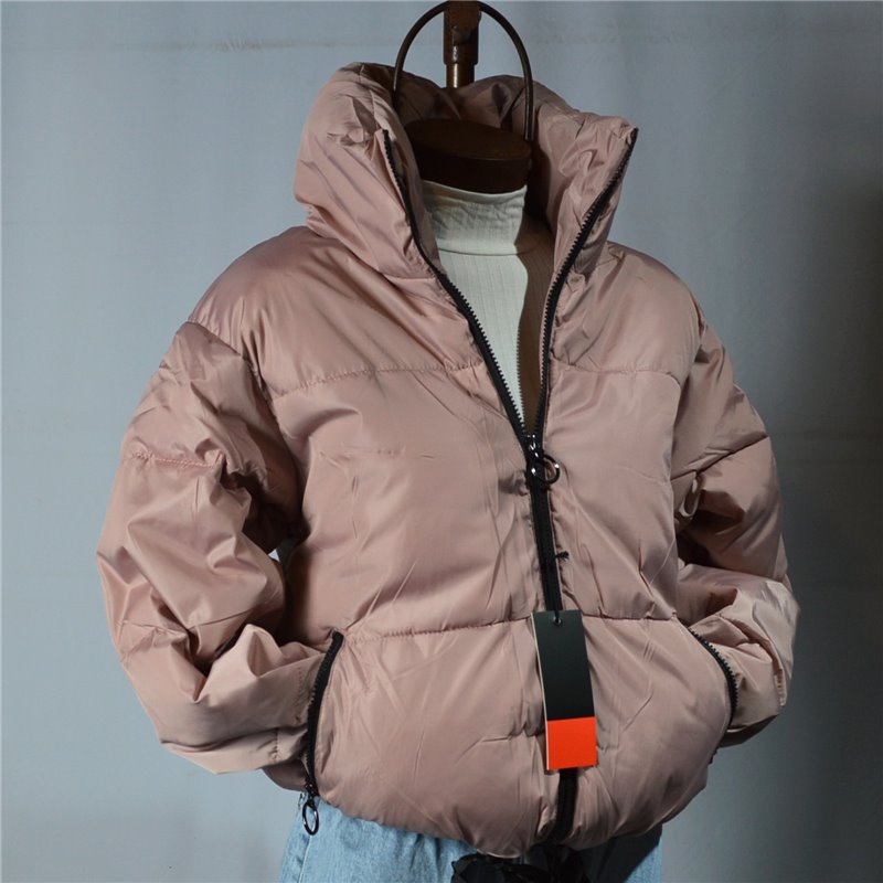 Mujer Puffer impermeable cuello alto detalle cordones HOLSTARK