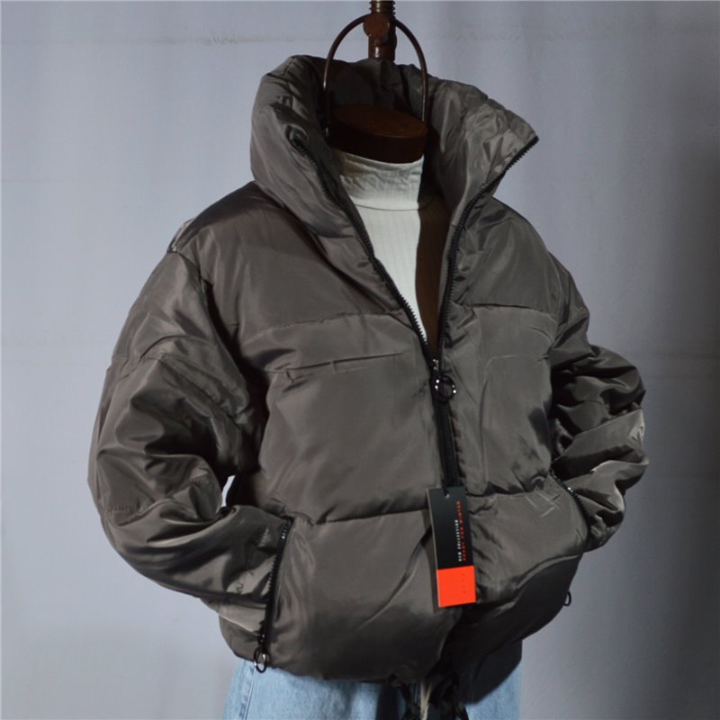 Mujer Puffer impermeable cuello alto detalle cordones HOLSTARK